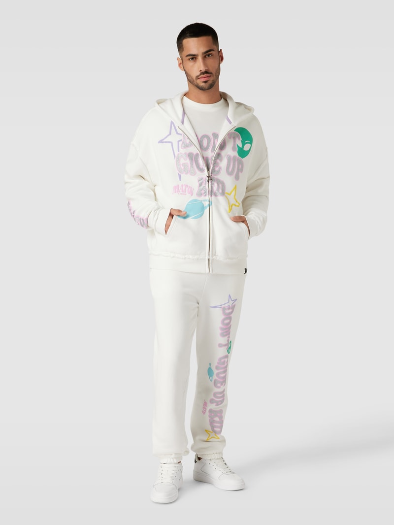 Sweatpants mit Motiv-Print - MATW X REVIEW in offwhite