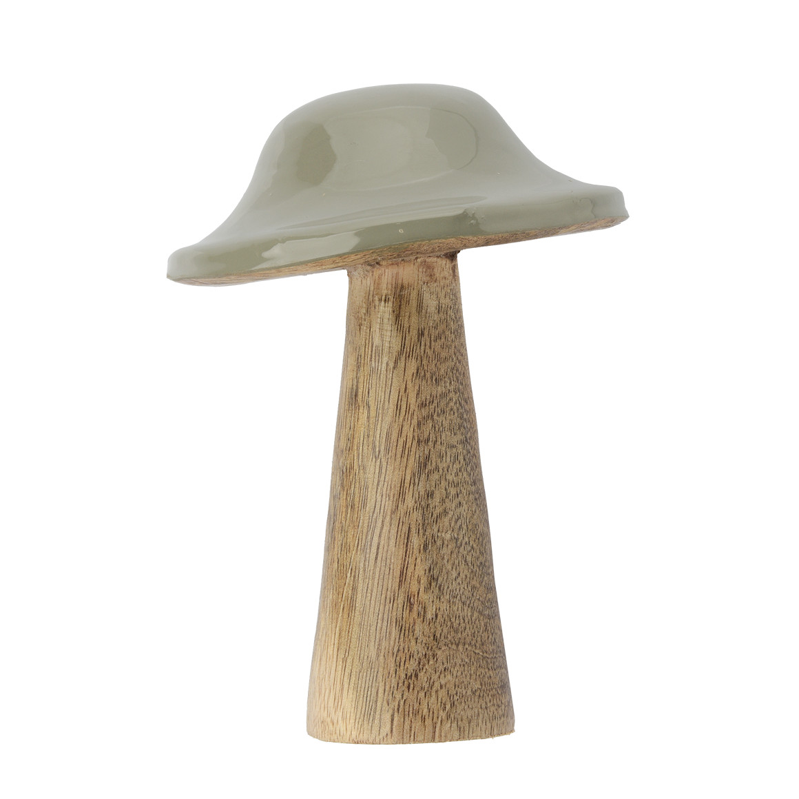 Kleiner Deko-Pilz mit glänzendem Kopf
