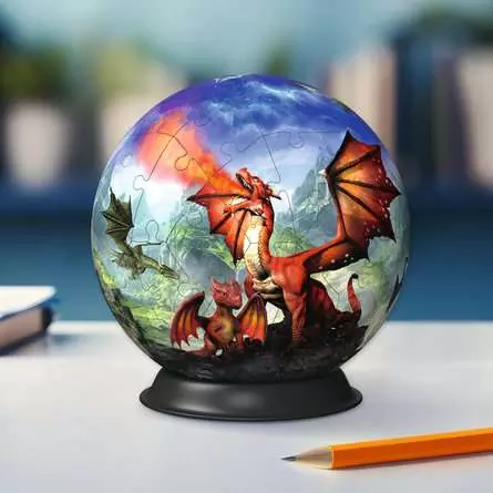 3D Puzzle Ball Mystische Drachen