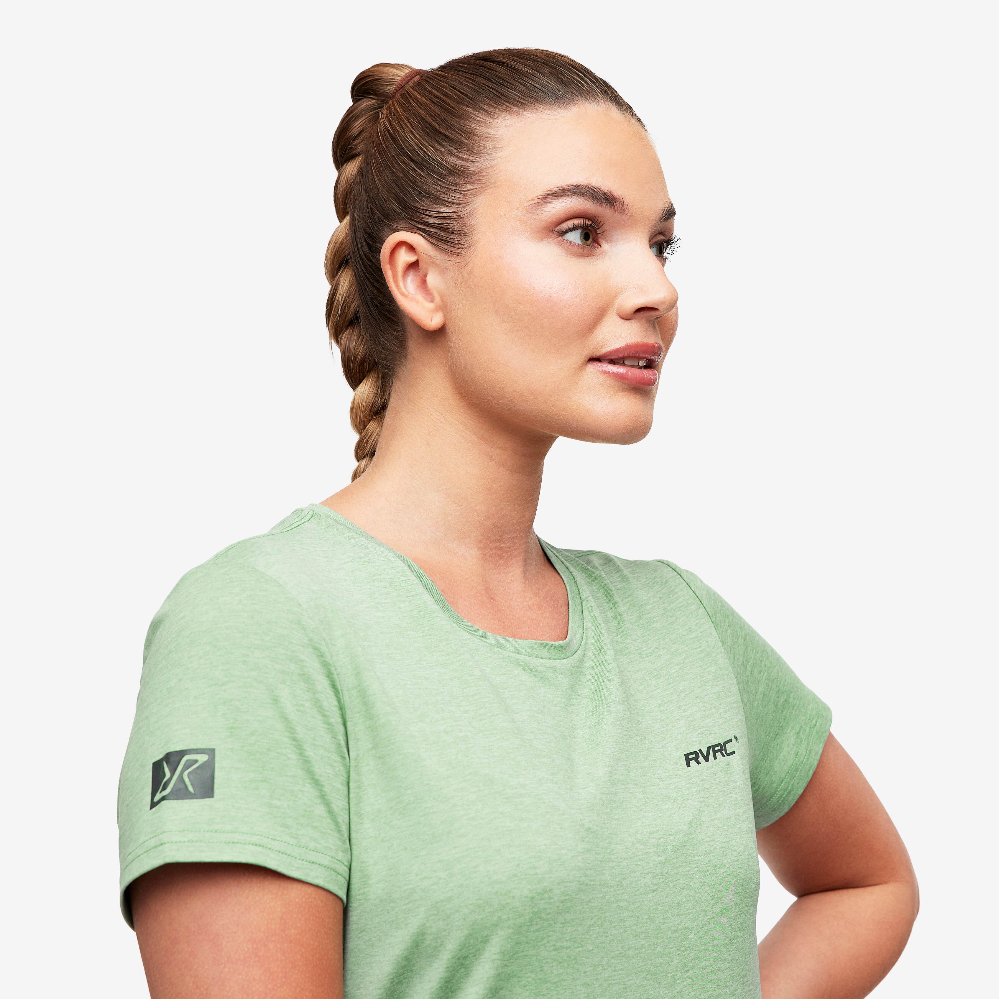 Vagabond Tee Femme Malachite Green Melange