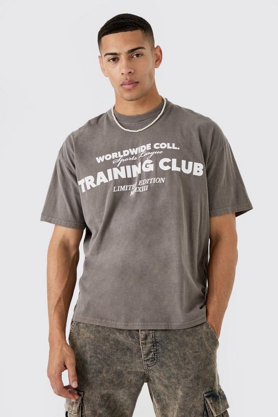 Oversized Boxy Worldwide Overdye T-shirt