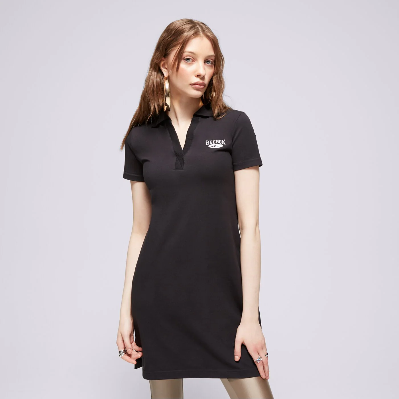 REEBOK KLEID CL AE V POLO TRAININGSANZUGS Schwarz