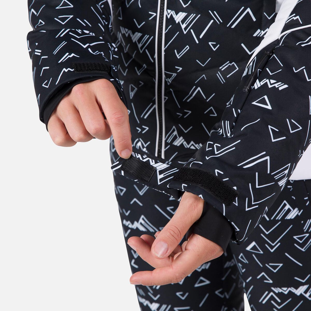 Damensteppjacke mit Print Staci