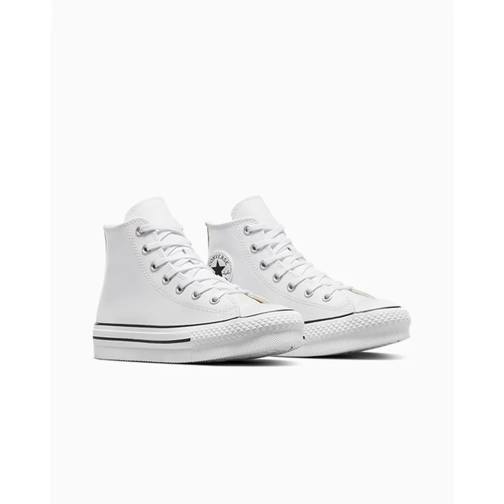 Converse Chuck Taylor All Star Lift Platform Leather A01016C / schwarz