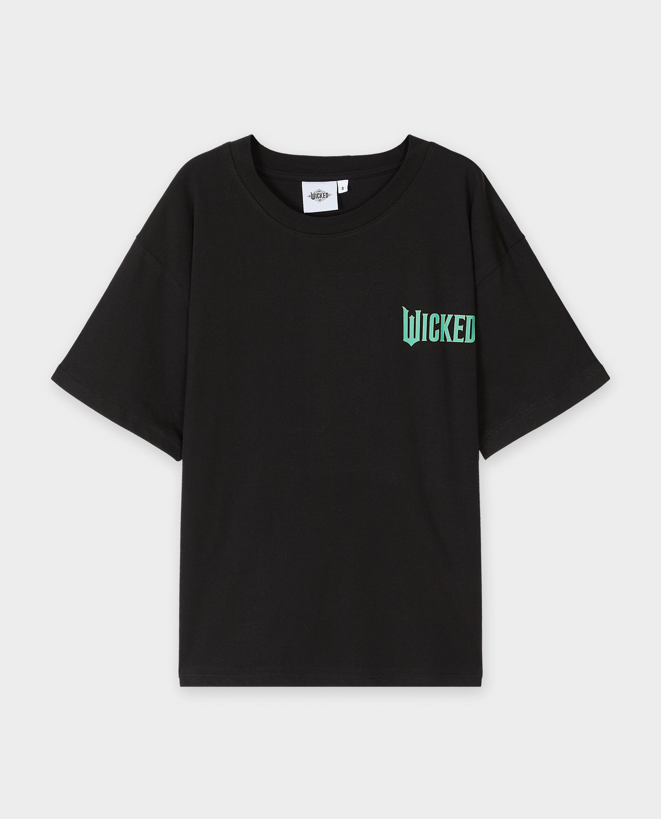 Groggy póló fekete Wicked hátlappal