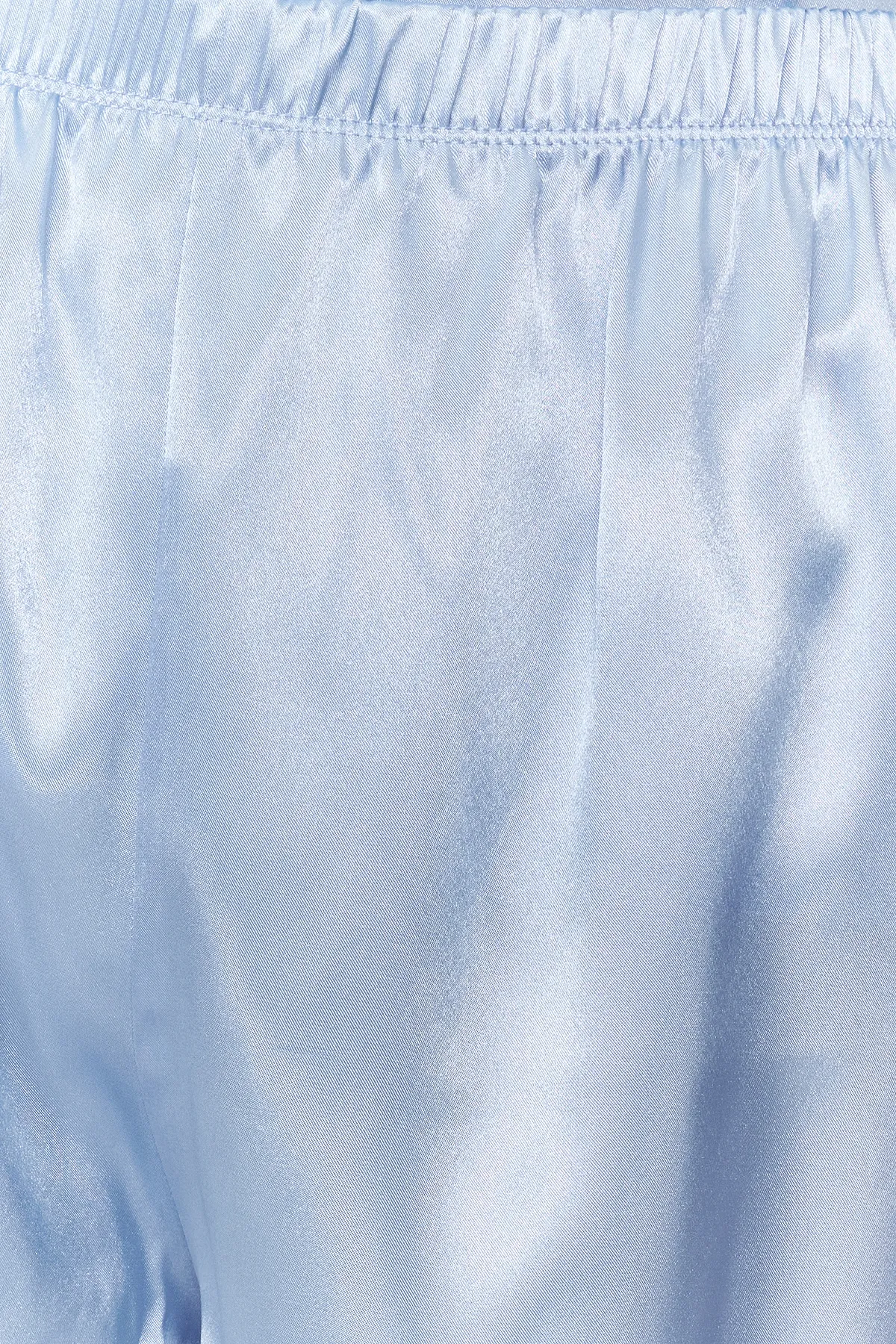 Trendyol Collection  Blaues Pyjama-Set aus gewebtem Satin THMSS24PT00118