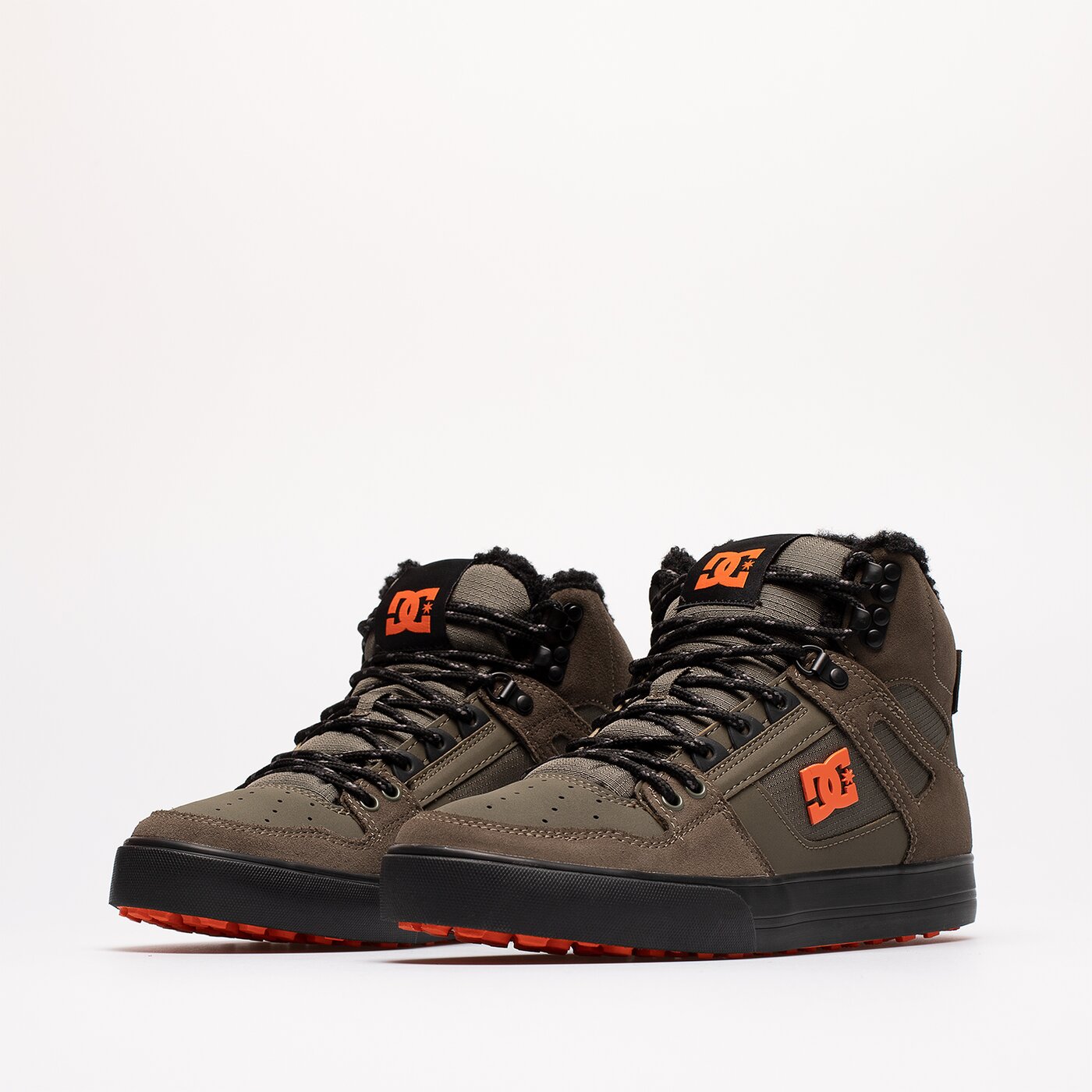 DC PURE HIGH-TOP WC WNT Khaki