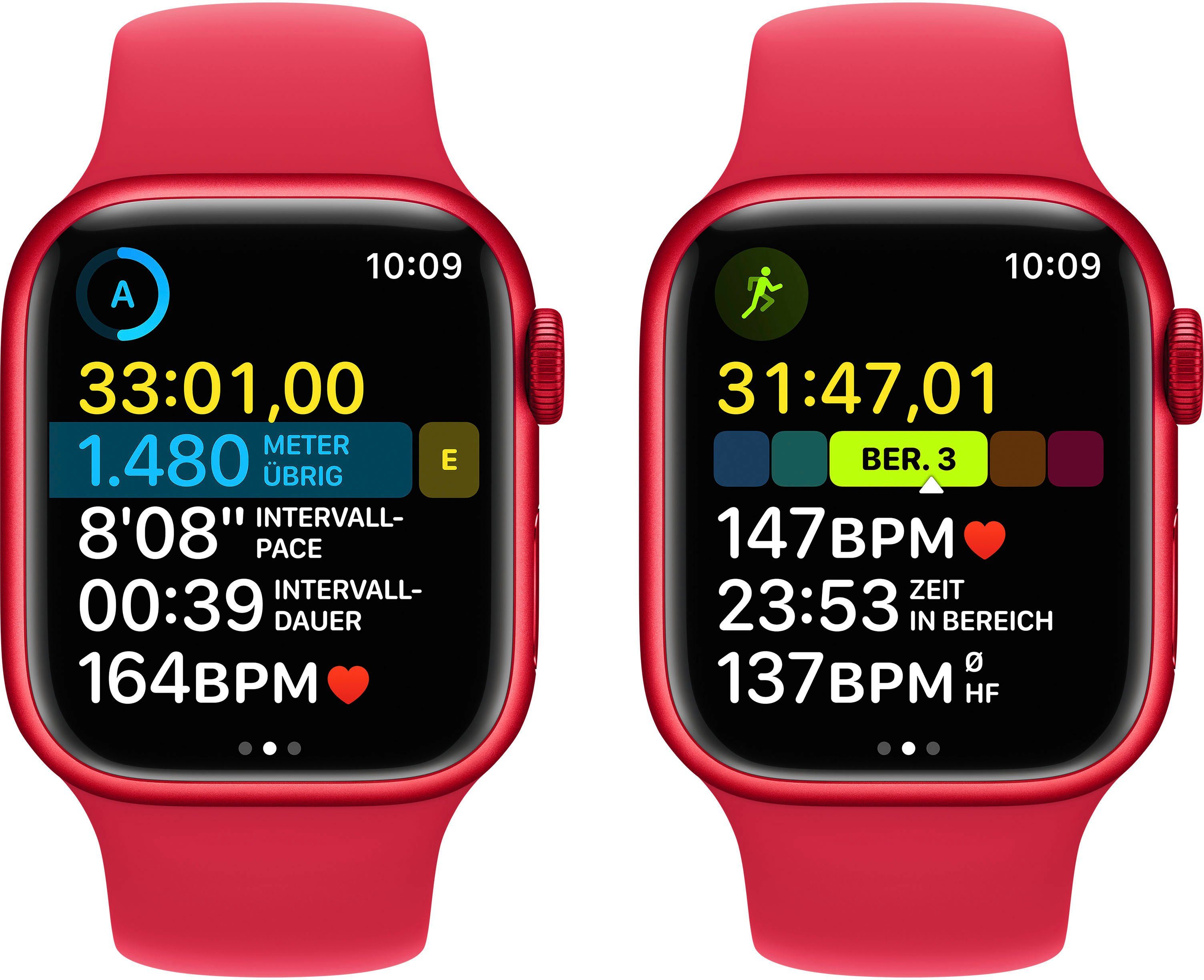 Apple Watch Series 8 GPS + Cellular 41mm Watch, Die Zukunft der Gesundheit. Am Handgelenk.