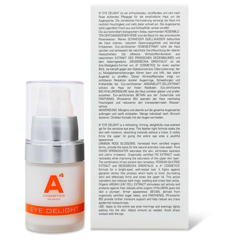 A4 Cosmetics Eye Delight Lifting Gel Soin anti âge