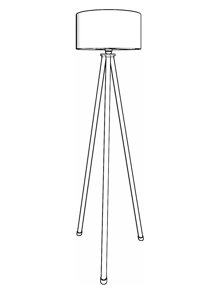 Opviq Standleuchte in Creme/ Hellbraun - (H)138 cm günstig kaufen onesize