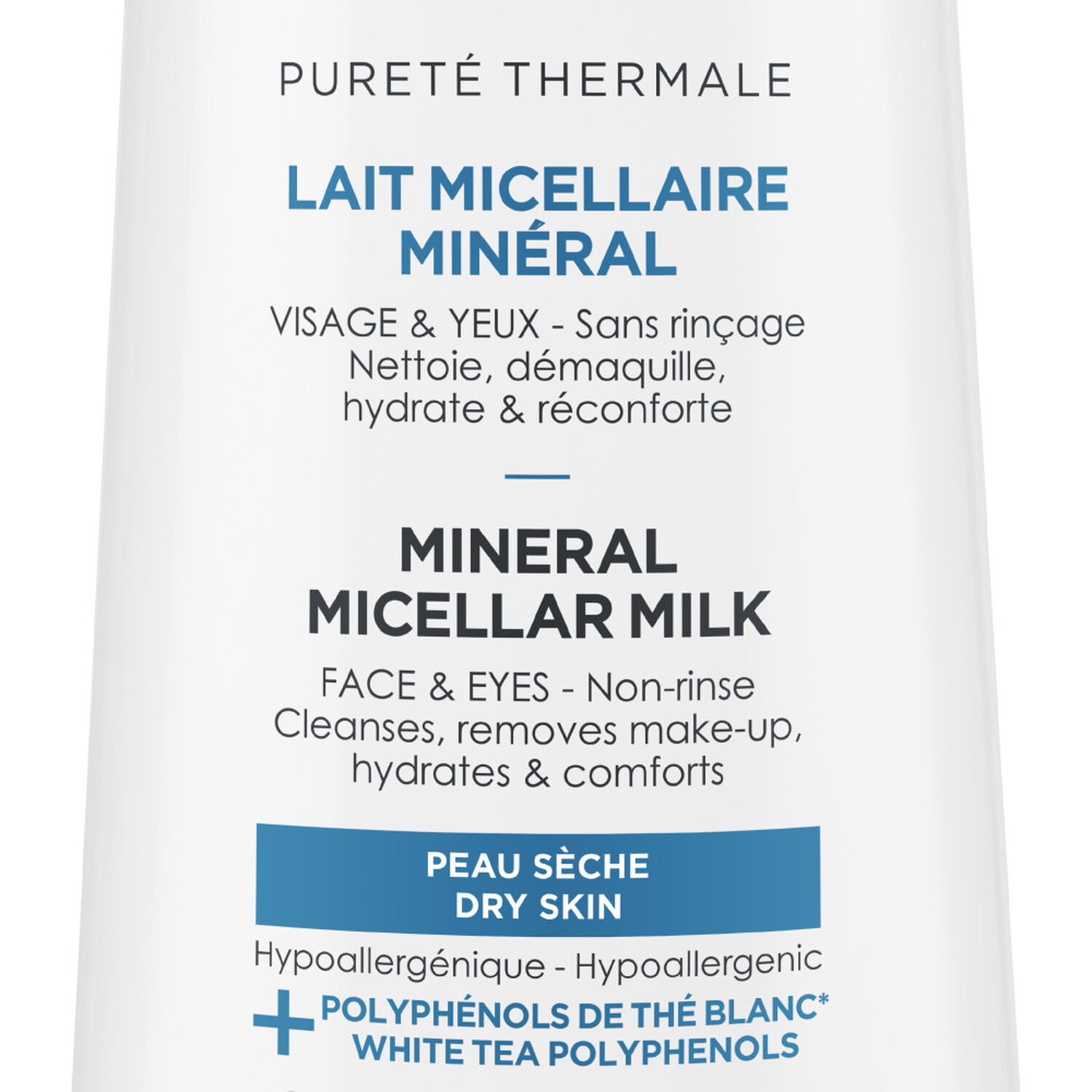 Vichy Lait Micellaire Minéral Visage et Yeux 400 ml
