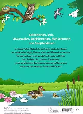 Mein großes Natur-Malbuch