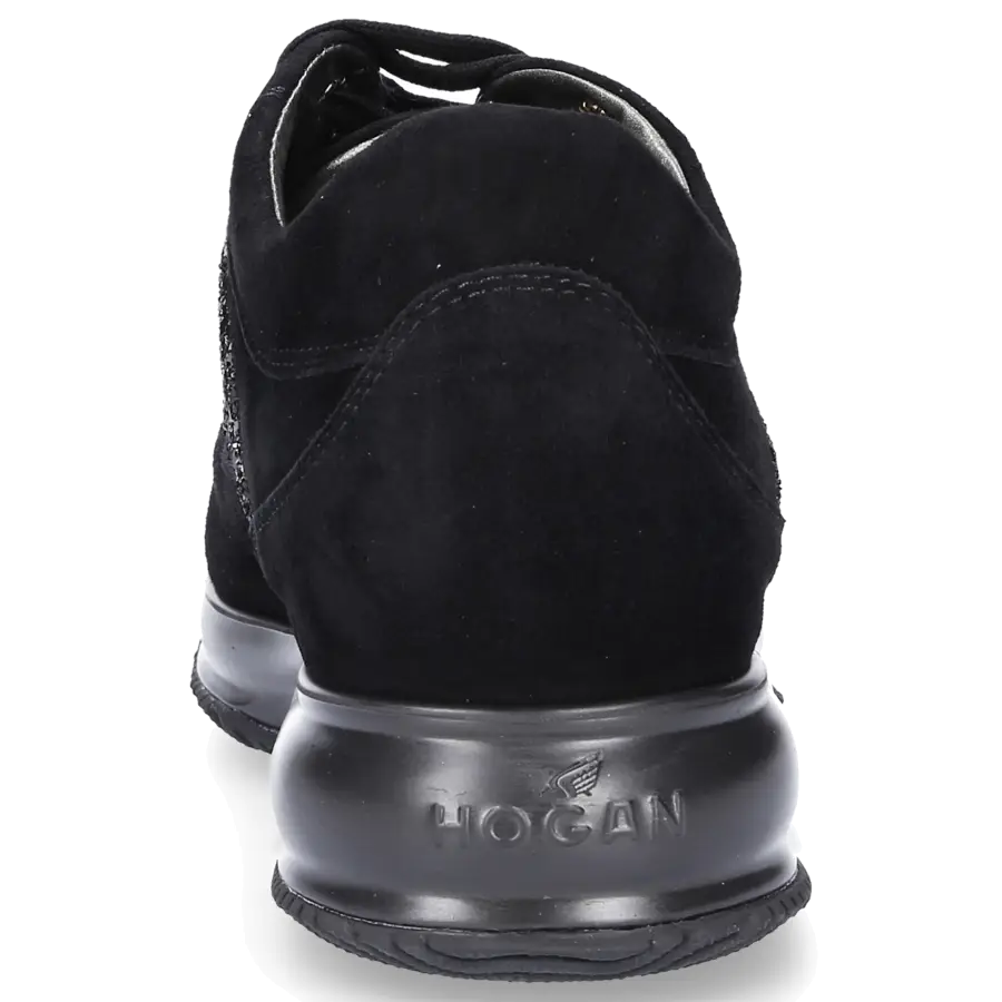 Hogan - Sneaker low 9KE Veloursleder - schwarz