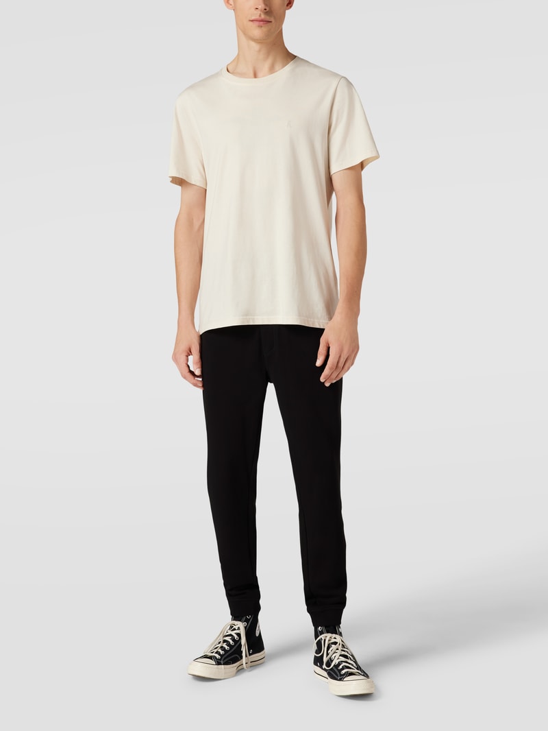 Sweatpants mit Label-Patch Modell 'Sestart' in schwarz