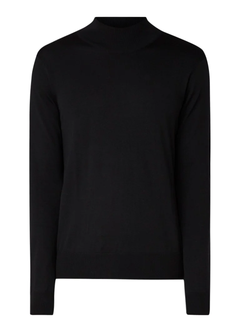 Maglione Sandro in lana pregiata con collo alto