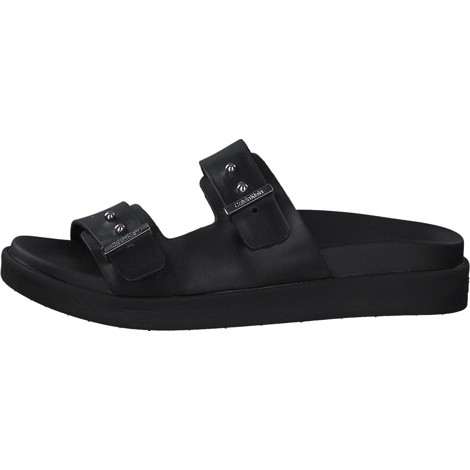 Calvin Klein HW0HW01155+HW0HW01156, Pantoletten, Damen, Schwarz