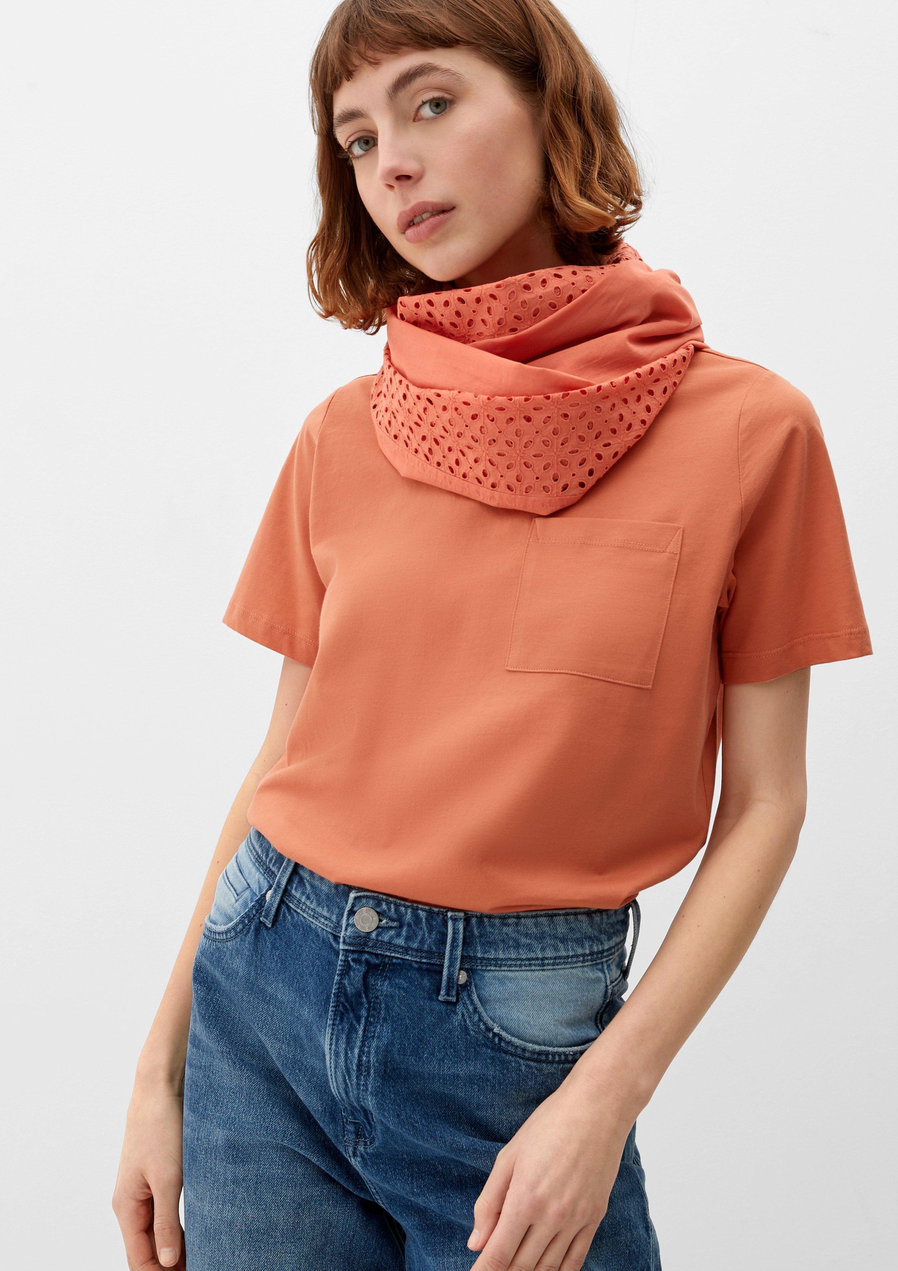 Loop-Schal mit Lochstickerei  2130097-27L4