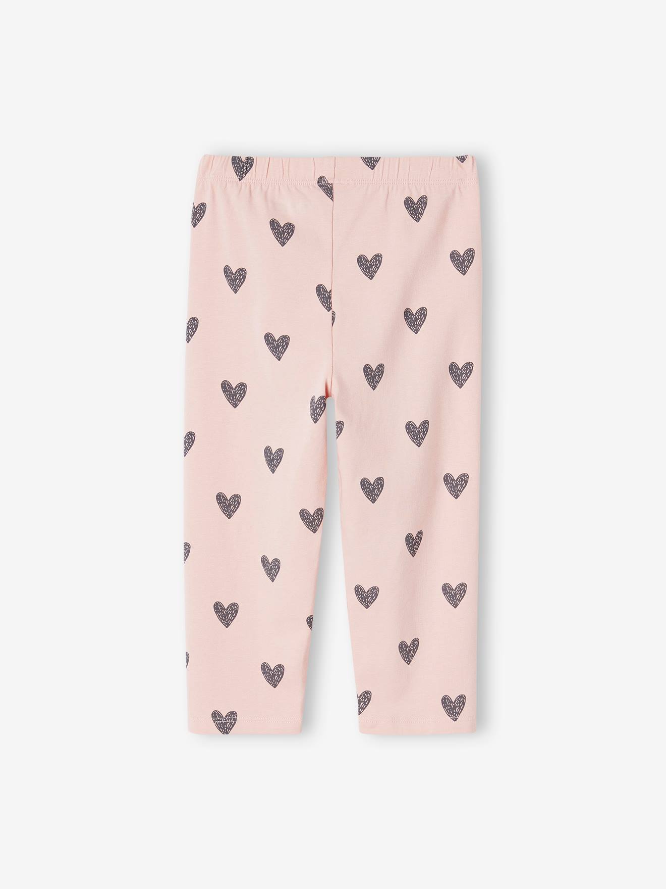 Vertbaudet 2er-Pack Mädchen 3/4-Leggings Oeko-Tex - anthrazit