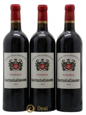 Château la Cabanne  2005 - Lot de 3 Bouteilles