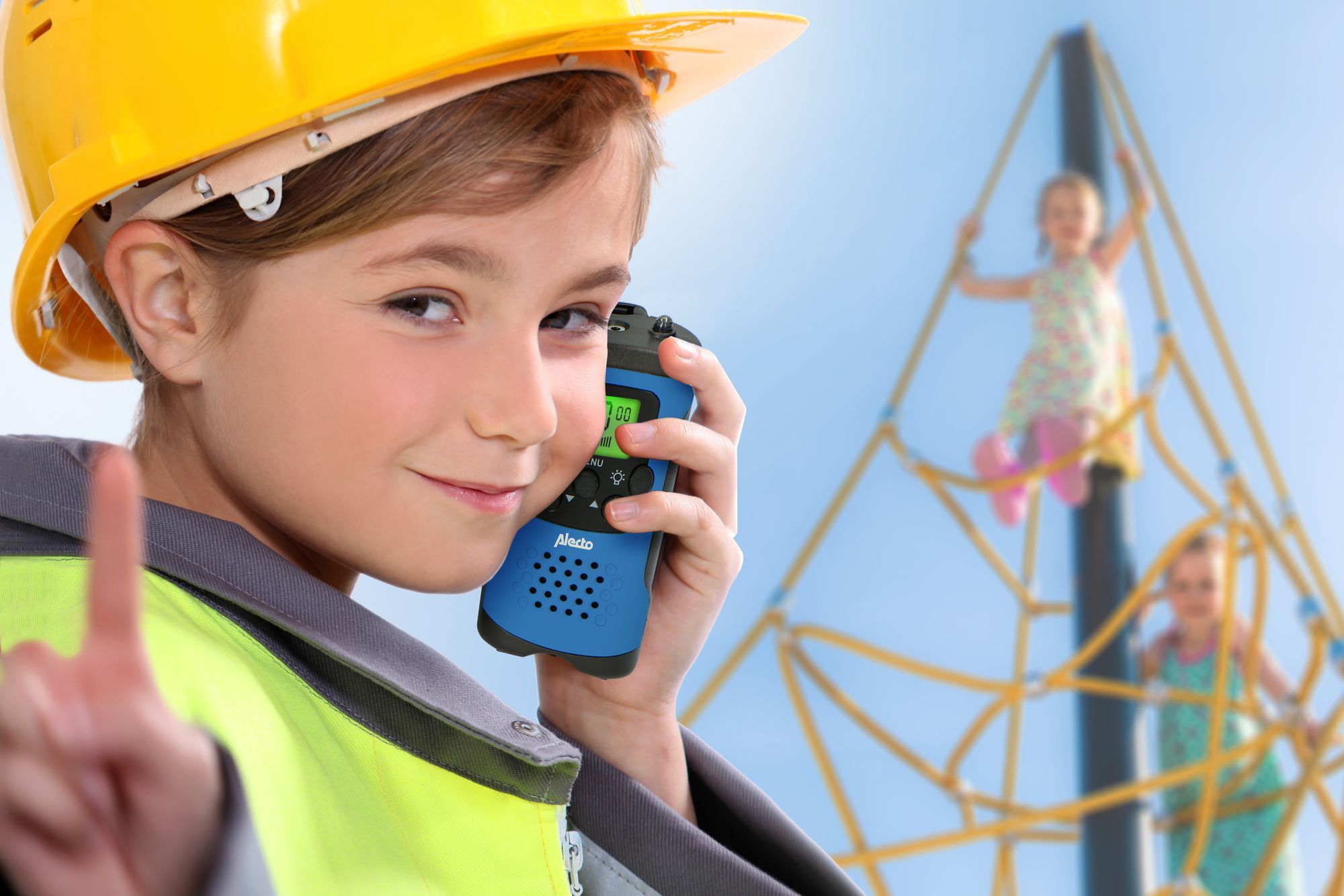 Alecto FR113 Set mit drei Walkie-Talkies