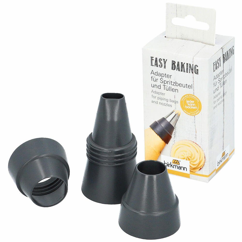 Birkmann Spritzbeutel Easy Baking Adapter 3-tlg.
