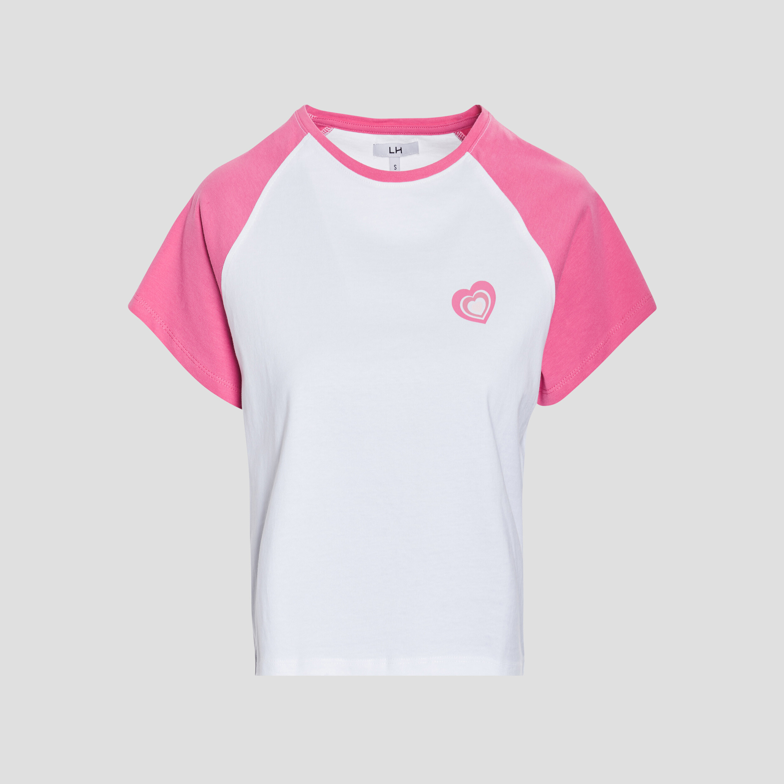 T-shirt cropped rose femme | La Halle