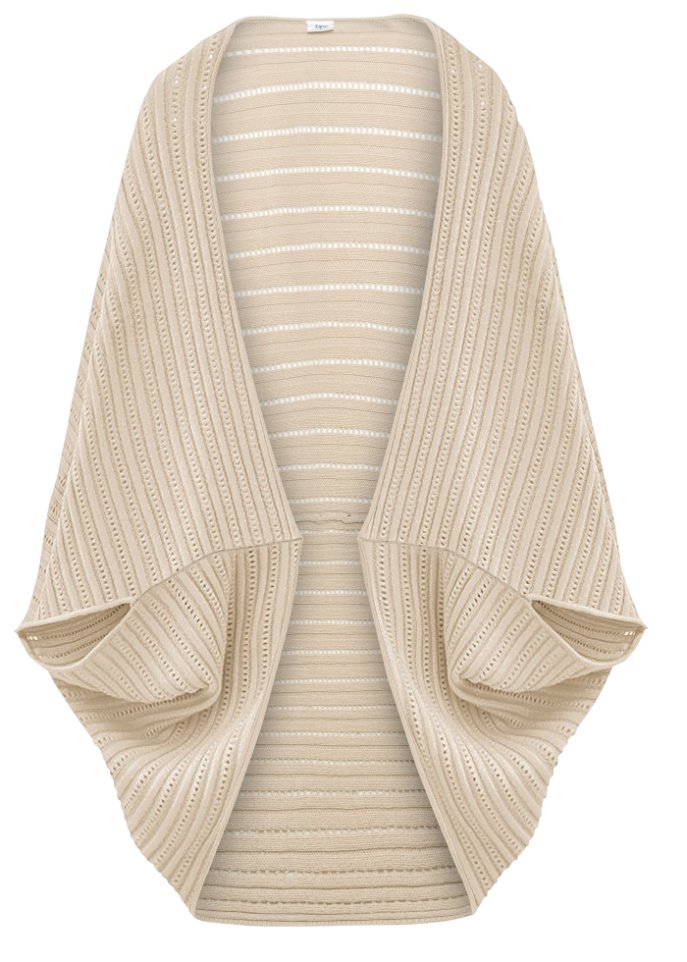 Feinstrick-Poncho