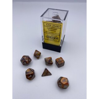 Lustrous® Mini-Polyhedral Gold/silver 7-Die set