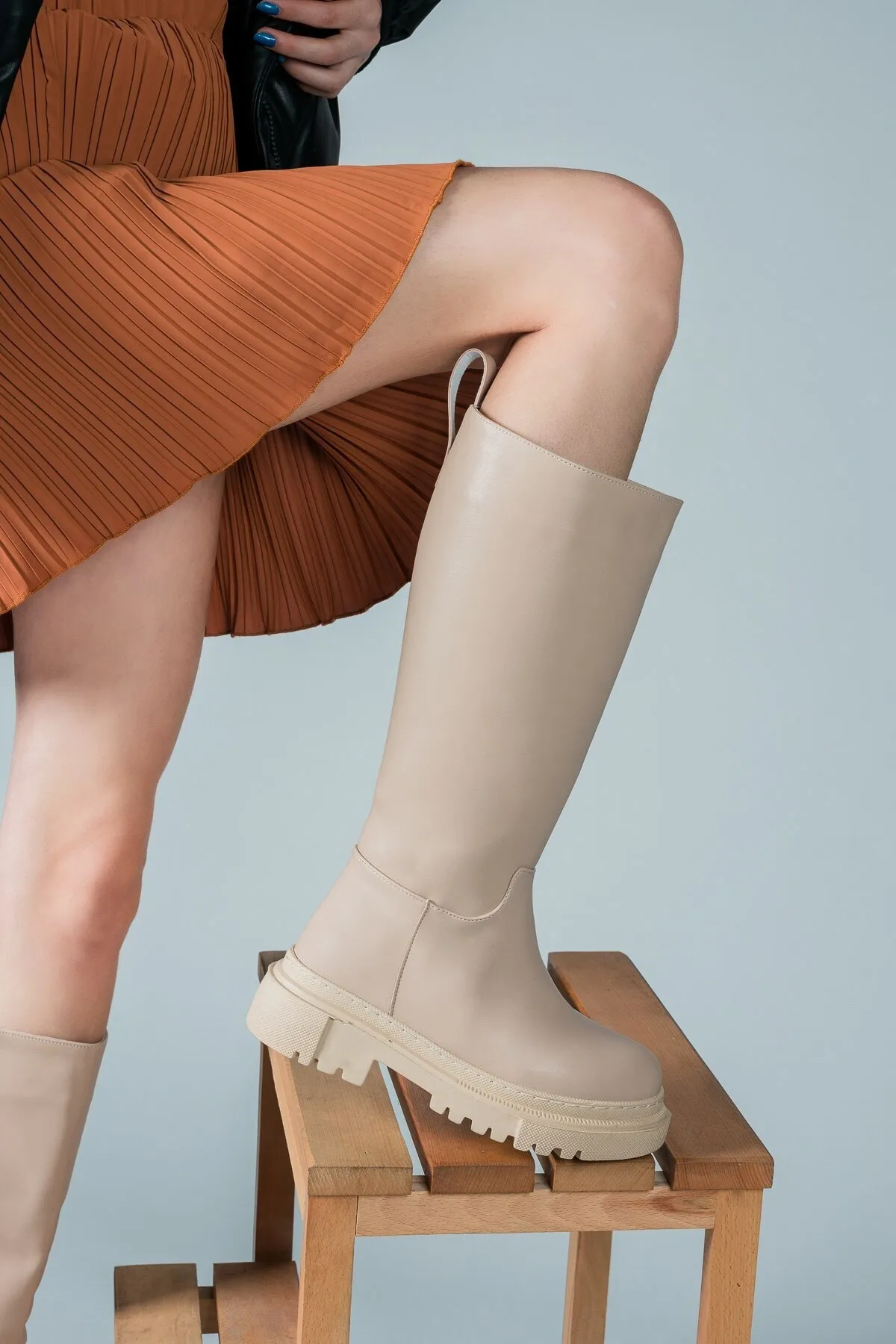 Riccon  Nude Skin Damenstiefel 0012360