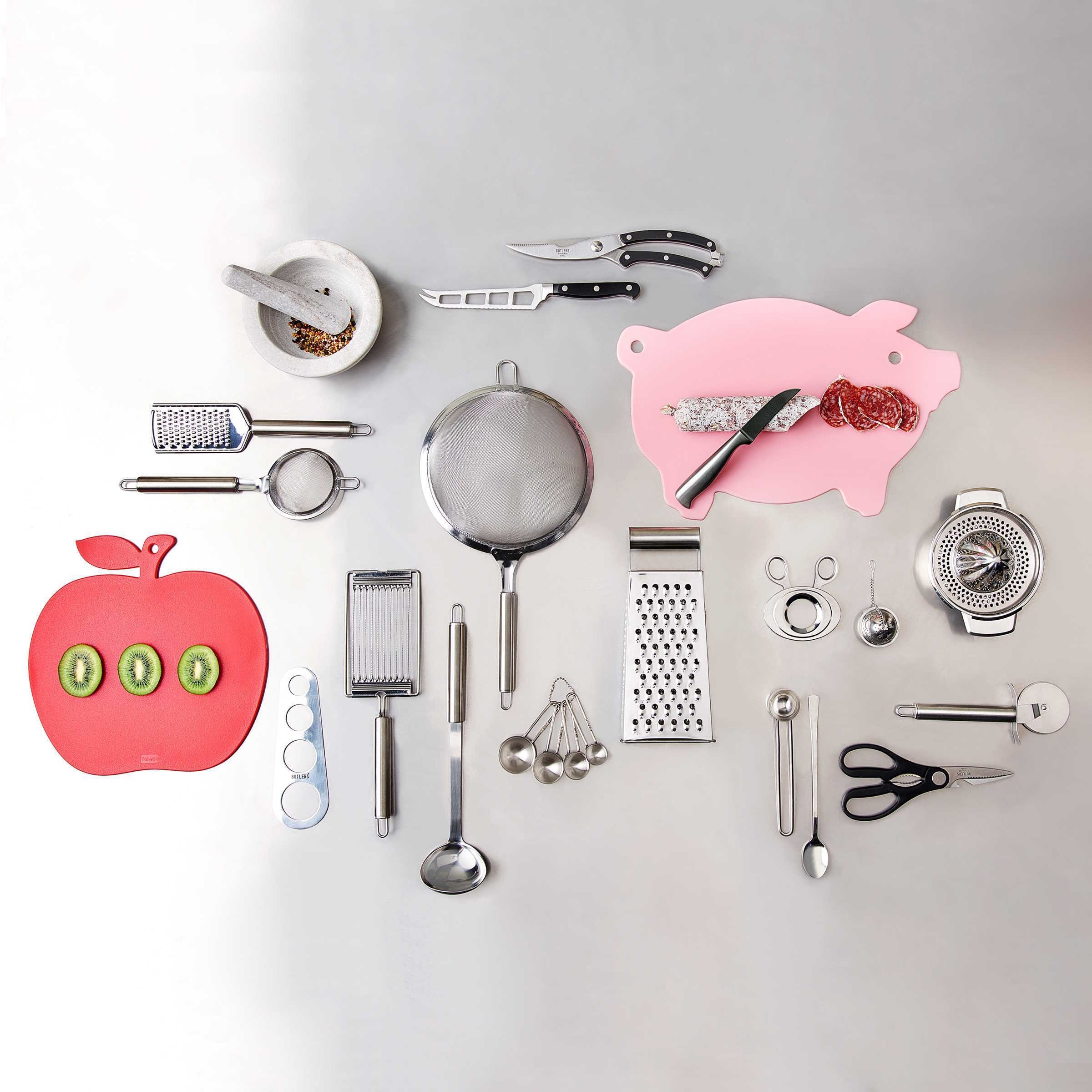 BUTLERS Zitruspresse MENUETT Fruchtpresse mit Schale