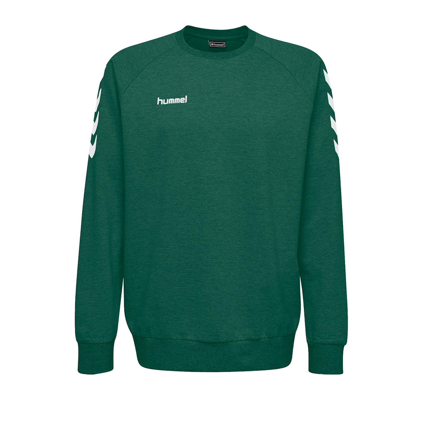 Hummel Cotton Sweatshirt Kids Grün F6140