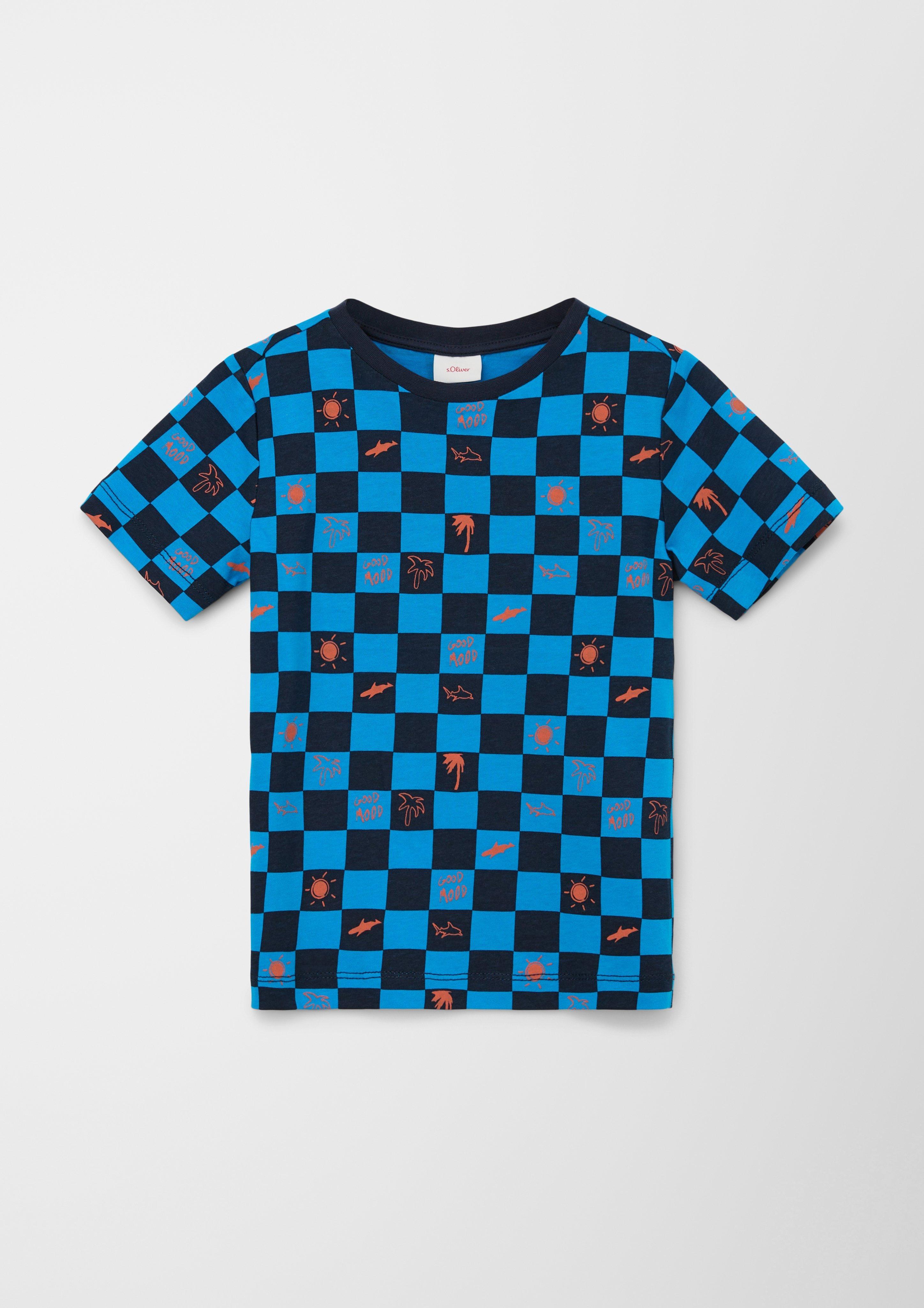 T-Shirt mit Karo-Muster  2130693-59A0