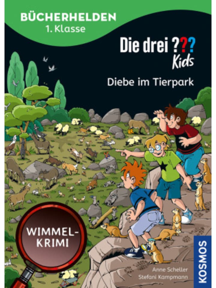 Kosmos Buch - Die drei ??? Kids, Bücherhelden 1. Klasse, Diebe im Tierpark günstig kaufen onesize