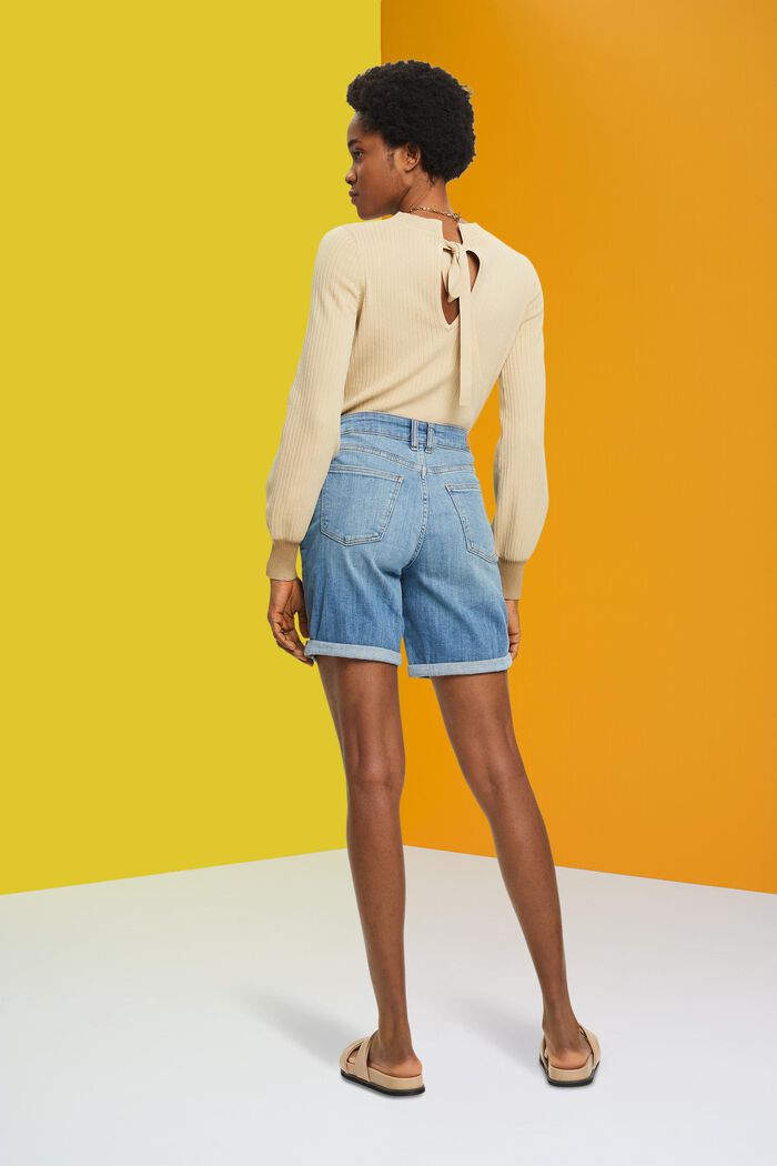 Jeans-Shorts mit Stretch