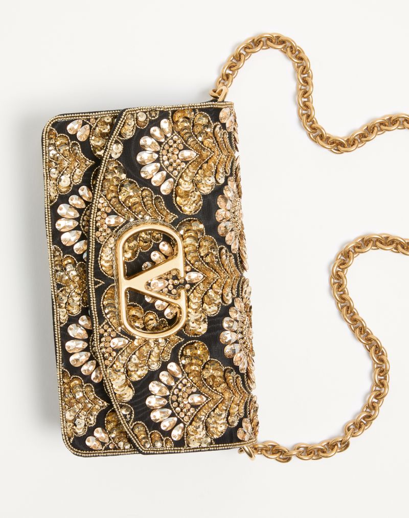Valentino Garavani Vain Broderet Lille Clutch