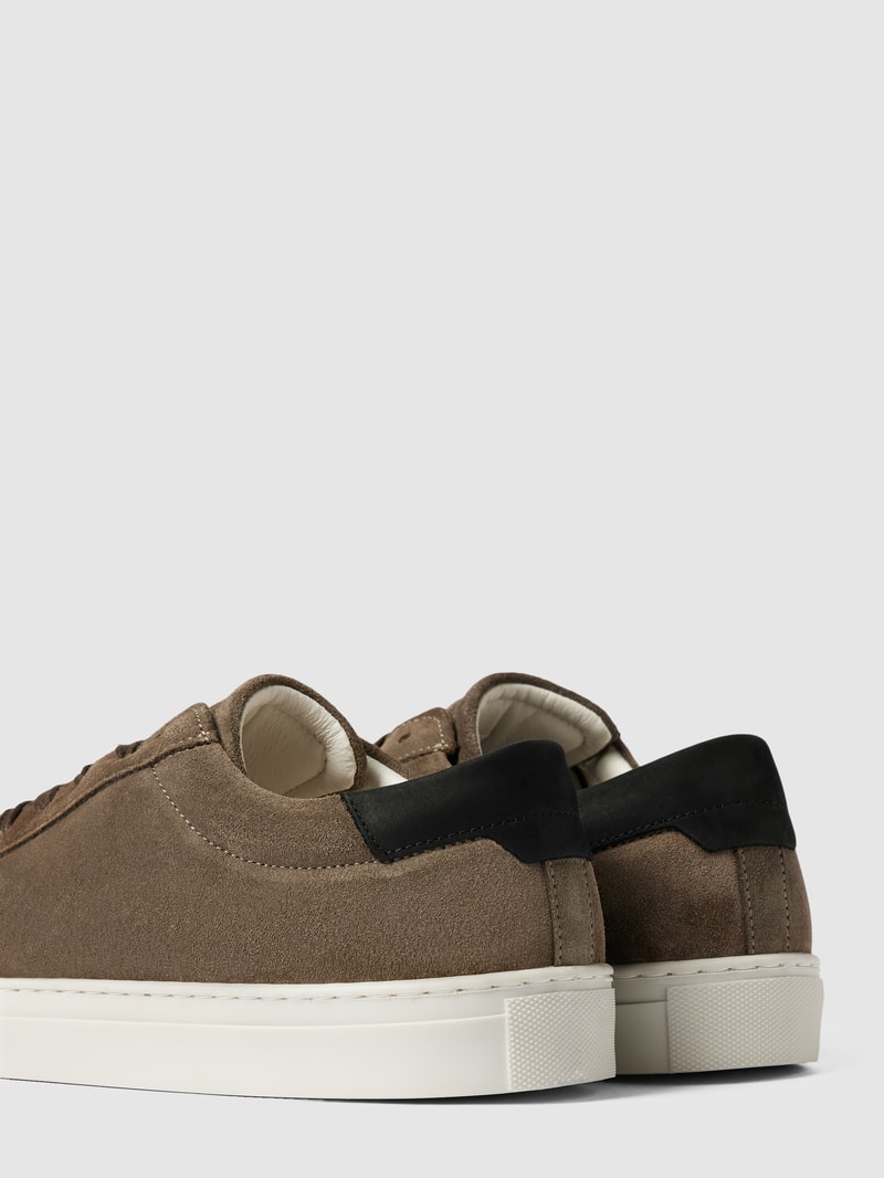Sneaker aus Leder Modell 'COREY' in anthrazit