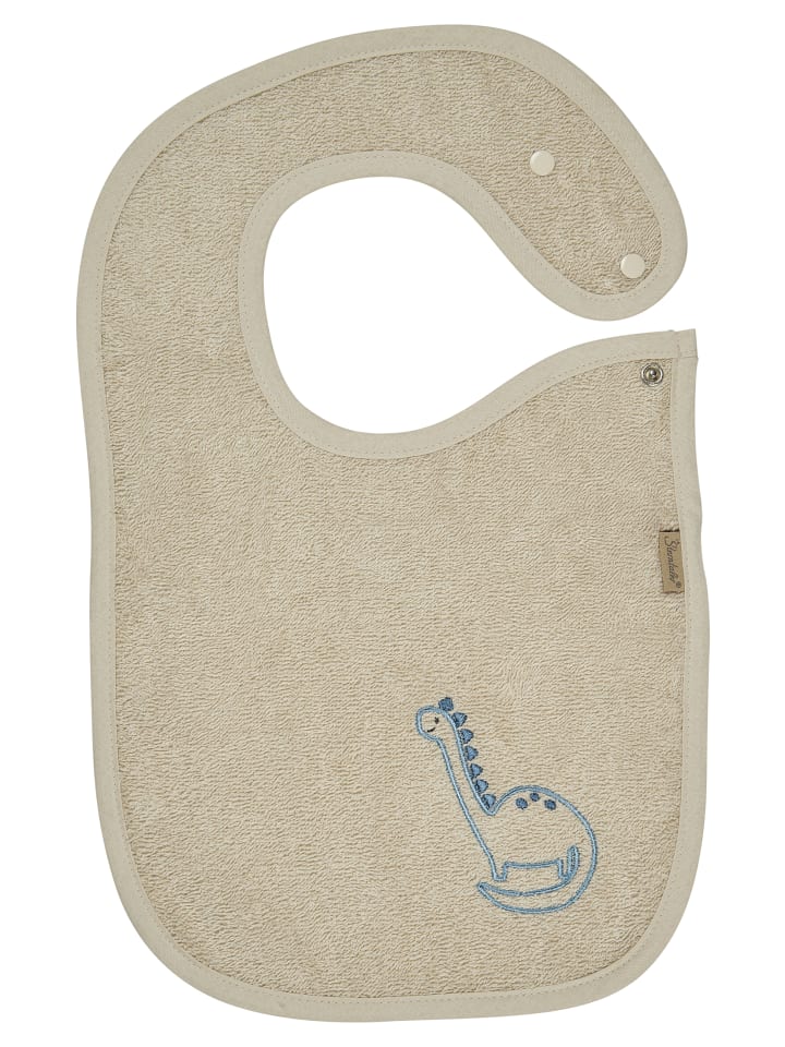 Sterntaler Lätzchen Druckknopf DINO Rexi in beige günstig kaufen onesize