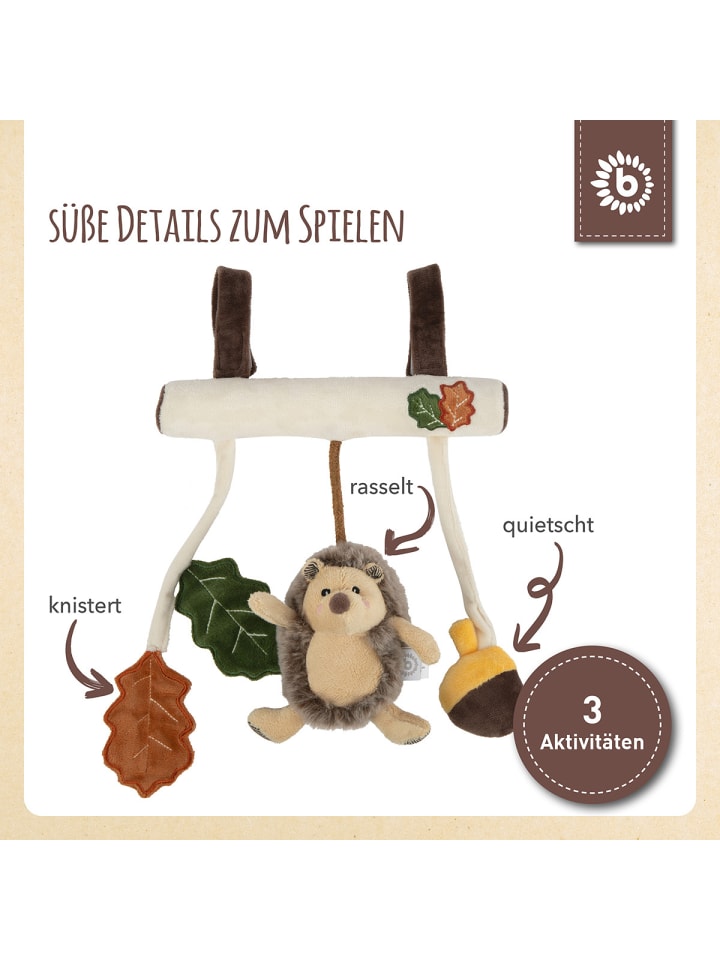 Bieco Spielwaren Kinderwagenkette Plüsch Igel - ab Geburt in Beige günstig kaufen onesize
