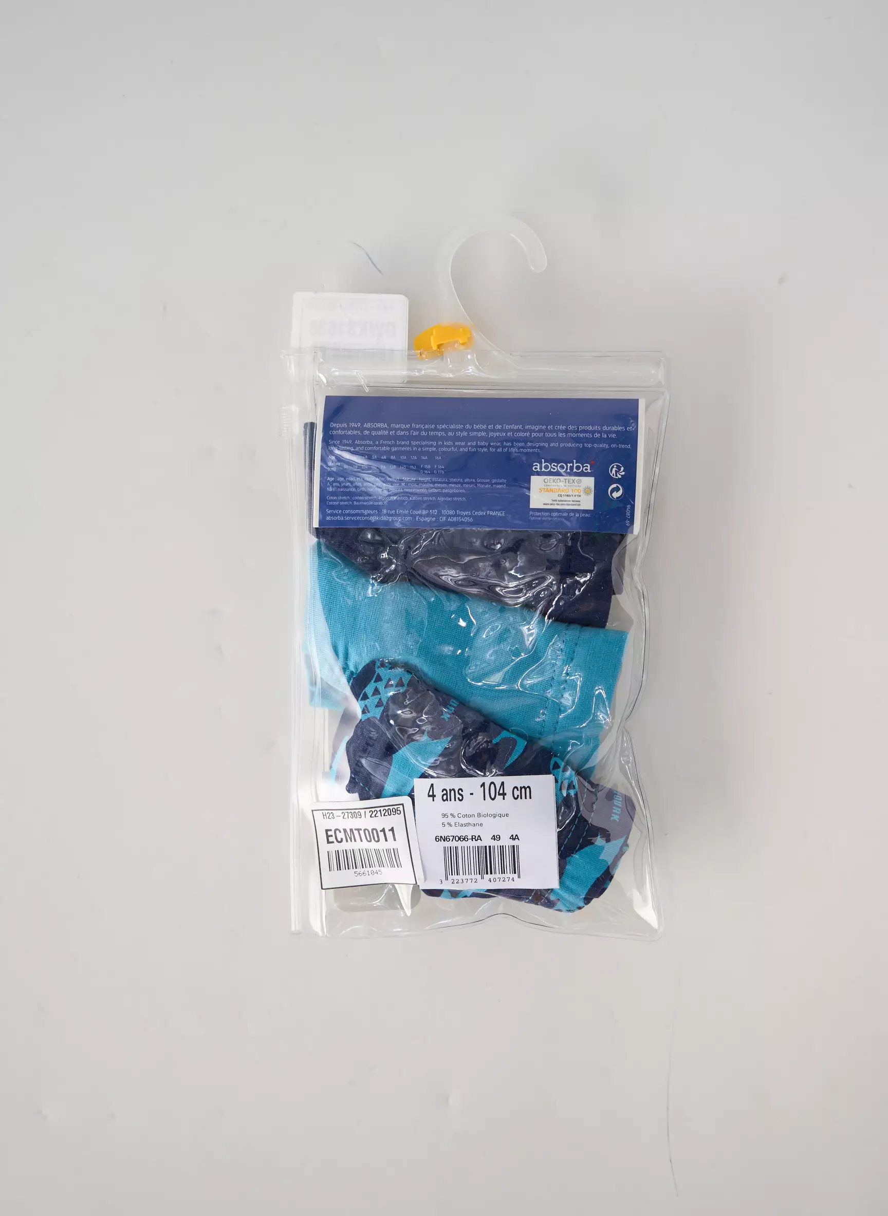 Absorba Slips Garcon couleur bleu