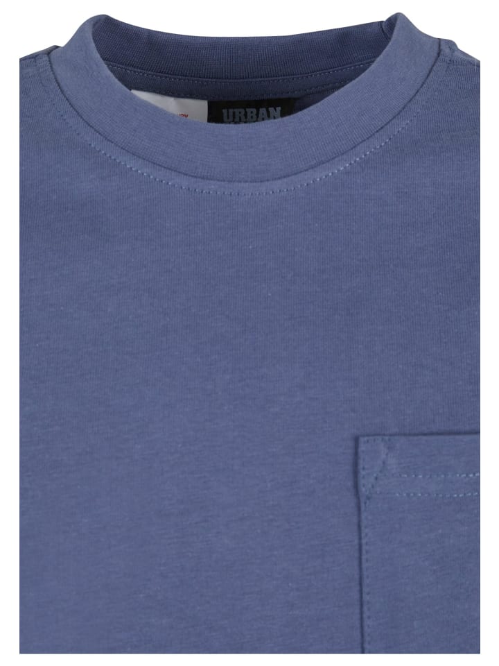 Urban Classics Urban Classics Longsleeves in vintageblue günstig kaufen