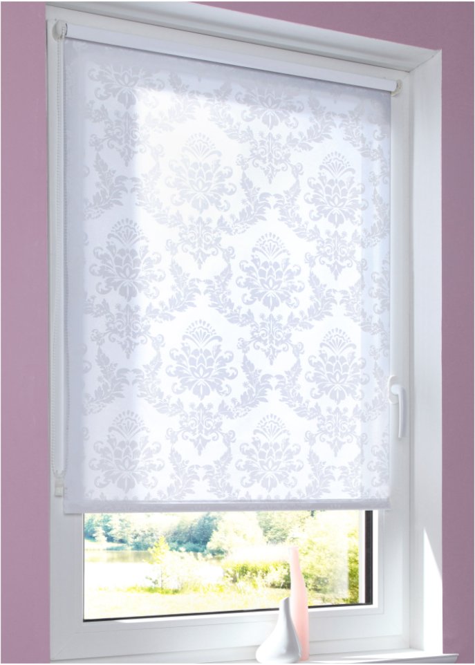 Sichtschutzrollo mit Ornament Druck