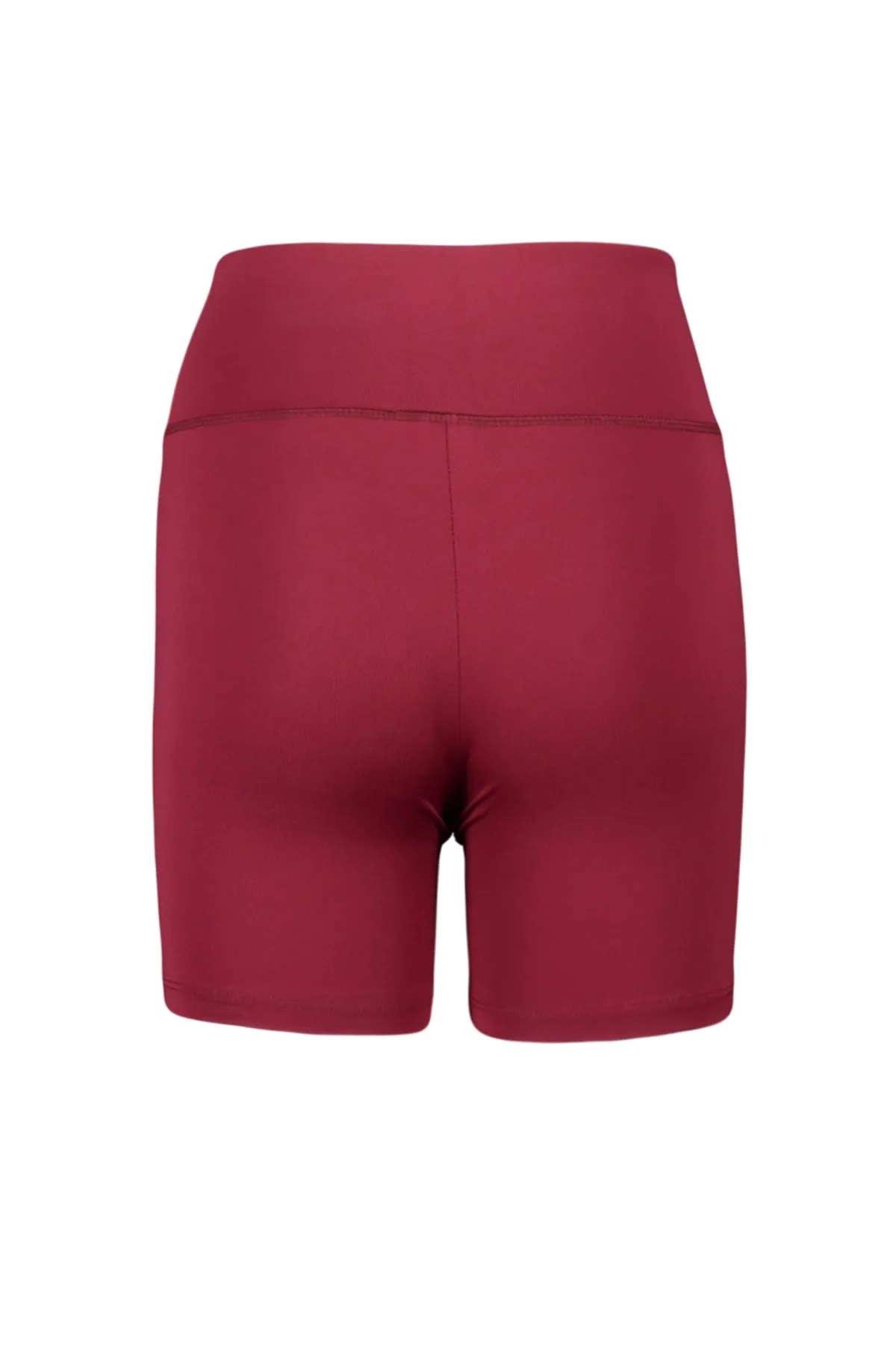 Trendyol Collection  Dark Magenta Restorer Zweireihige Strick-Sportshorts/Kurze Leggings mit Taillendetail TWOSS21SR0714