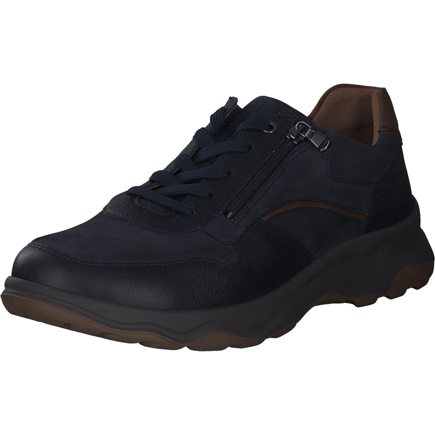 Waldläufer Max 718006, Sneakers Low, Herren, NOTTE MARINE SIENNA