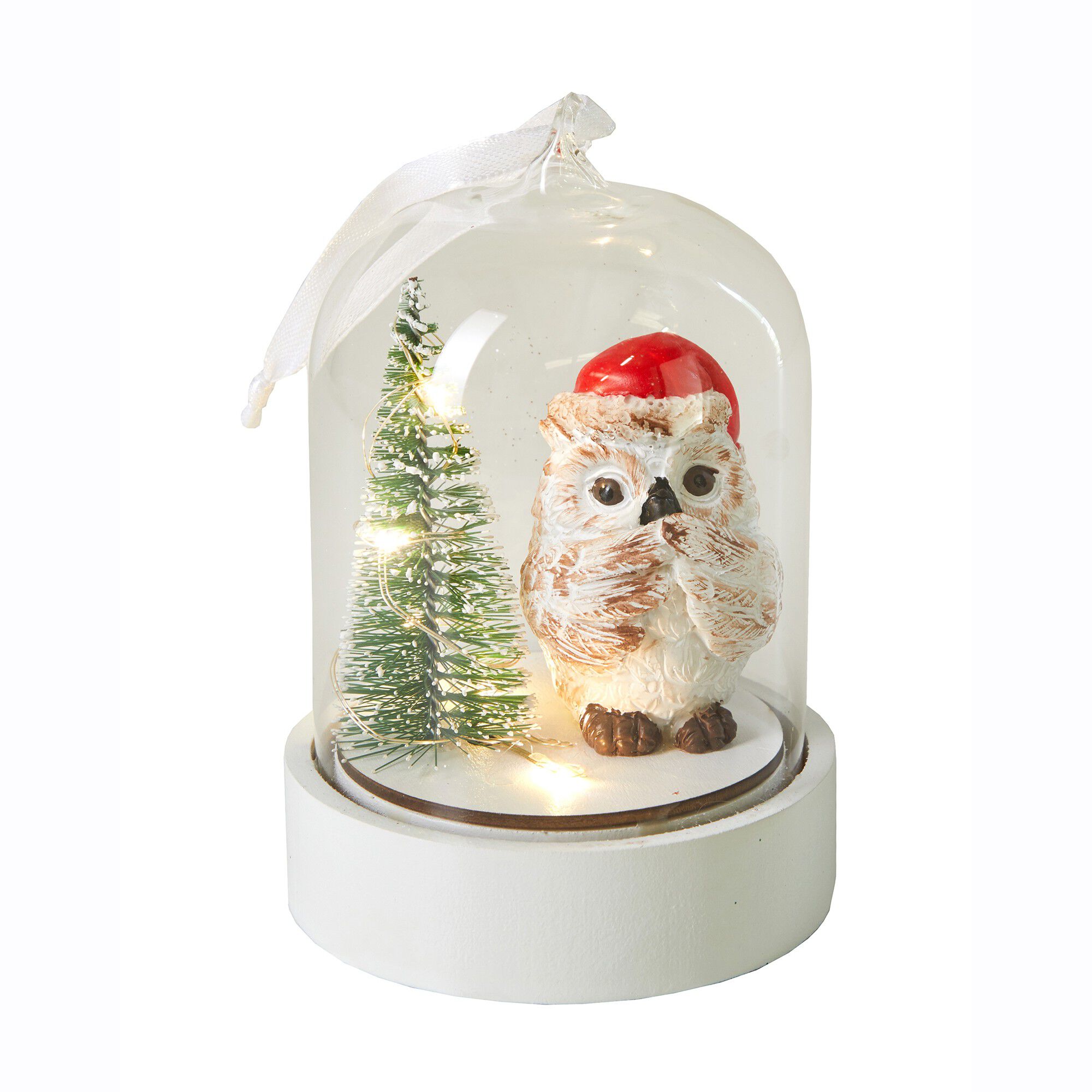 Globe de Noël lumineux.