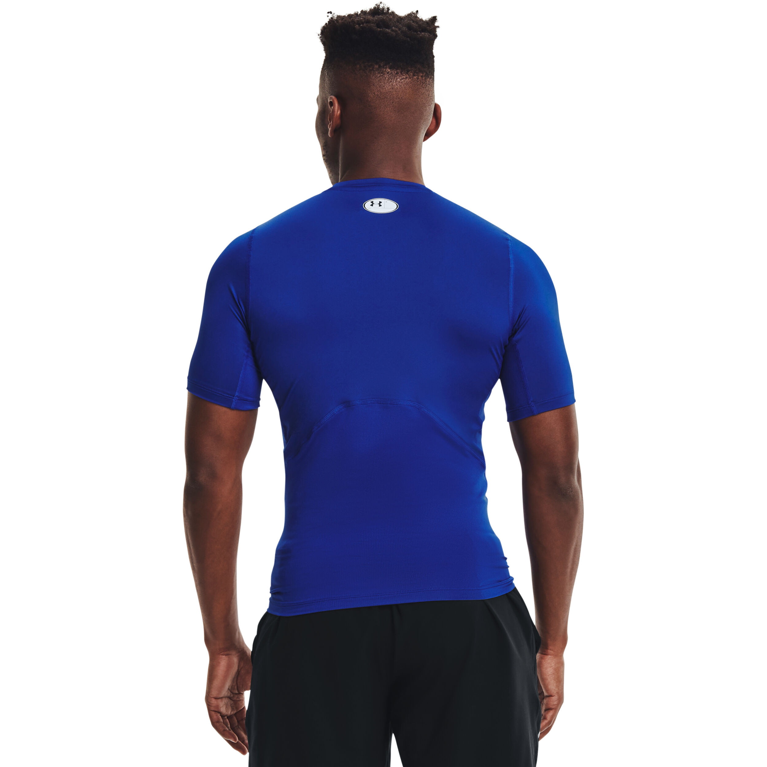Heatgear Comp T-Shirt Herren - Blau, Weiß