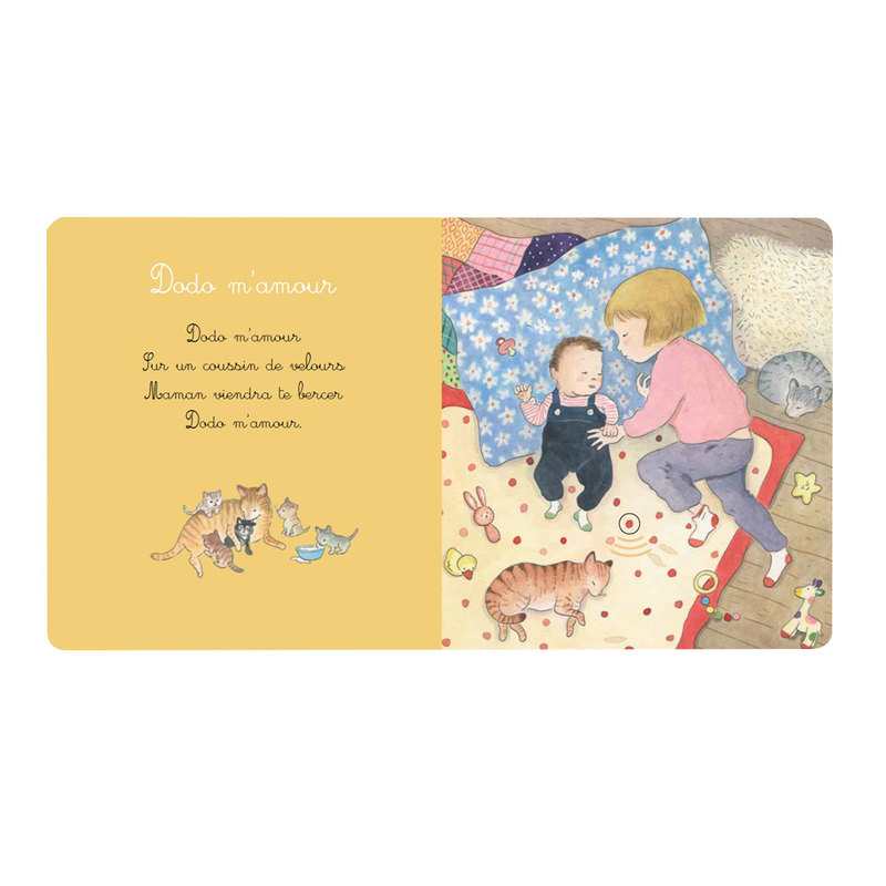 Livre Mes premières chansons pour dire je t'aime à mon bébé - Gründ