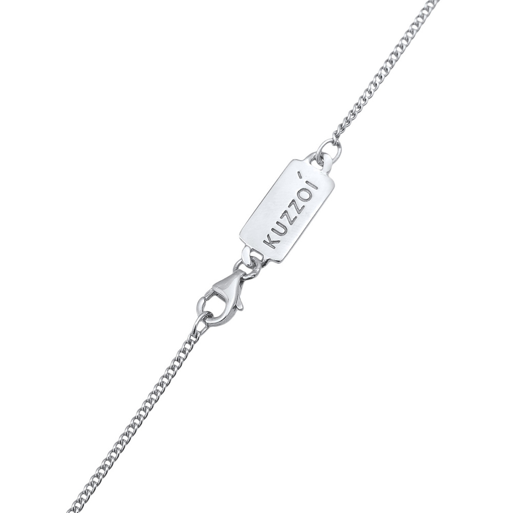 KUZZOI KUZZOI Collier Hommes Monnaie Croix Pendentif Tendance organique en Argent Sterli Bijoux