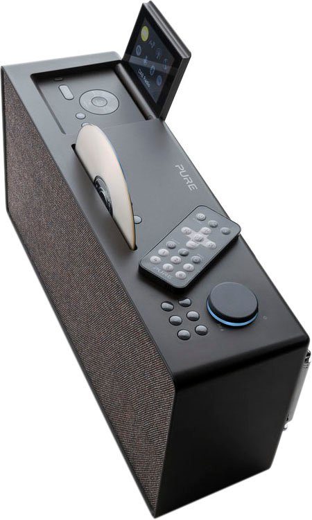 Pure Evoke Home Digitalradio (DAB) (Digitalradio (DAB), FM-Tuner, Internetradio, 100 W, zusätzliches CD Laufwerk)