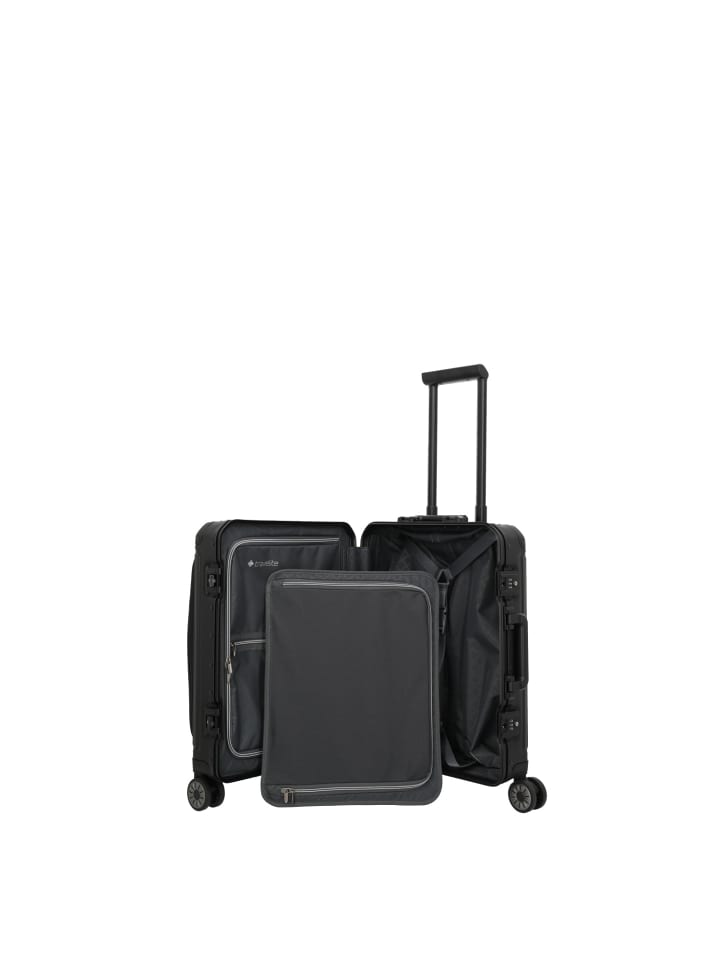travelite Travelite Koffer NEXT 4w Trolley S Vortasche, Schwarz günstig kaufen onesize