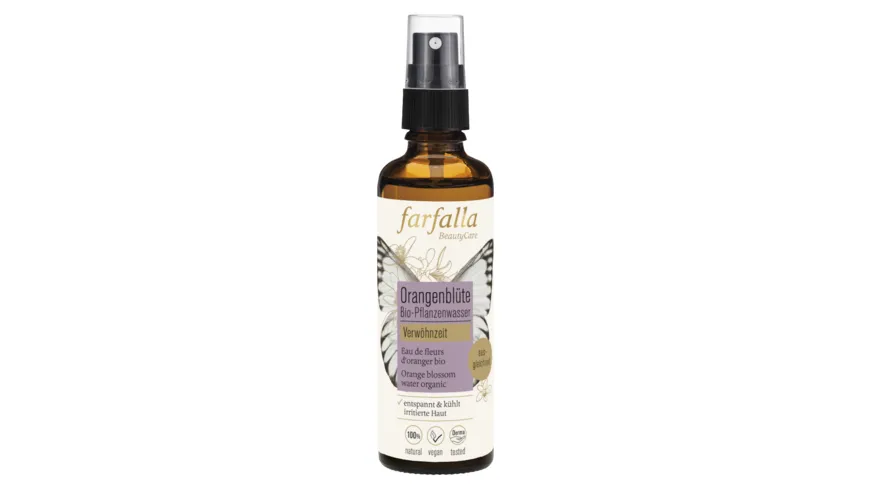 Farfalla Orangenblüte Bio-Pflanzenwasser 75 ml